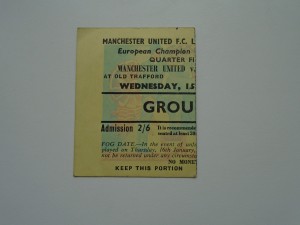 RARE MANCHESTER UNITED V RED STAR BELGRADE 1957-58 EUROPEAN CUP QUARTER FINAL for sale on Ebay