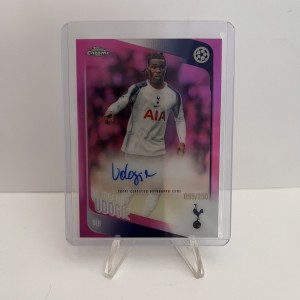 Topps Chrome UCC 2025-2026 Tottenham Hotspur Destiny Udogie Auto /250 for sale on Ebay