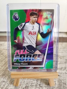 Topps Premier League 2025/2026 Mikey Moore Full Force Tottenham Refractor /99 for sale on Ebay