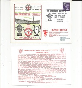 1975  DAWN   FOOTBALL COVER  FC 2   MANCHESTER UNITED v SHEFFIELD UNITED for sale on Ebay