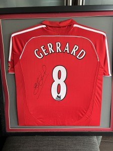 Steven Gerrard Signed Liverpool Shirt  for sale on Ebay