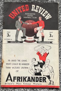 RARE - Manchester United v Preston North End 1946/47 for sale on Ebay