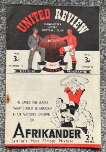 RARE - Manchester United v Brentford 1946/47 for sale on Ebay