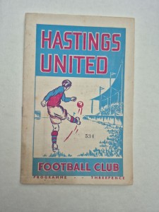 1948-49 -  Hastings United v Gillingham  - 5th March 1949 - Southern League for sale on Ebay