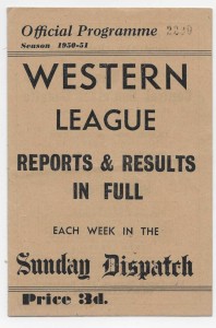 1950/51 FA Cup 1st Round - GLASTONBURY v. EXETER CITY for sale on Ebay