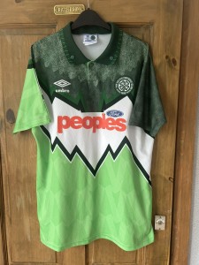Celtic FC 1991/92 Umbro REISSUE Away Football Shirt Adult Large - £2 - 1992  for sale on Ebay