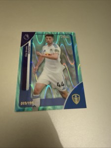 Topps Premier League Chrome 25/26 - Ilia Gruev- Aqua /199 - Leeds United for sale on Ebay