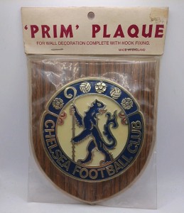Vintage Chelsea Football Club - Loin Crest  Shield, Plastic Prim Plaque England  for sale on Ebay