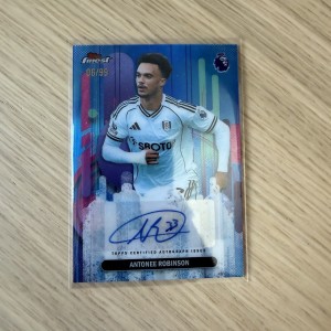 Topps Finest Premier League Antonee Robinson AUTO /99 USA Fulham for sale on Ebay
