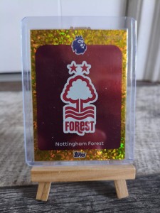 Topps Premier League 2025/26 Nottingham Forest Badge Crest Sparkle Numbered /299 for sale on Ebay