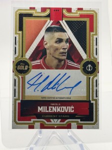 2025-26 Topps Gold UCC - Nikola Milenkovic Auto Autograph Nottingham Forest for sale on Ebay