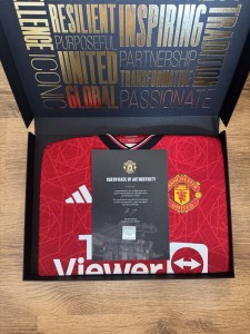 Official Manchester United Signed Bruno Fernandes 2023/24 Shirt for sale on Ebay