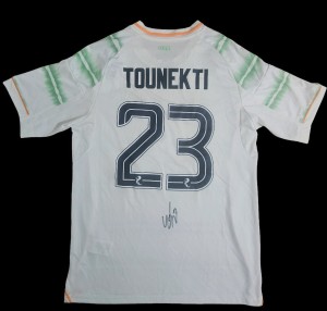 Sebastian Tounekti Hand Signed Celtic 25/26 Third Shirt Football Autograph - COA for sale on Ebay