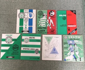 Job Lot  Glasgow Celtic  European Programme Collection 1980s for sale on Ebay