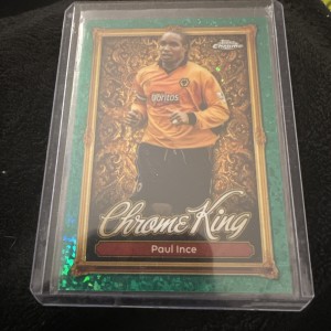 2025-26 Topps Premier League Paul Ince Emerald Chrome King Wolves Insert #CK 20 for sale on Ebay