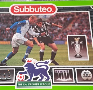 Subbuteo FA Premier League Trophy, Balls, Flags & Referee Figures Accessory Set for sale on Ebay