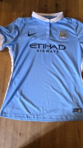 Manchester City 2015/16  Home shirt M/L for sale on Ebay
