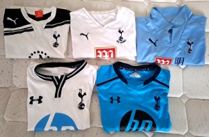 TOTTENHAM HOTSPUR/SPURS: FOOTBALL SHIRTS JOB LOT BUNDLE: JUNIOR/YOUTH SIZES !!! for sale on Ebay