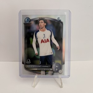 Topps chrome UCC 2025-2026 Luca Williams-Barnett - 1st Bowman - Tottenham  for sale on Ebay