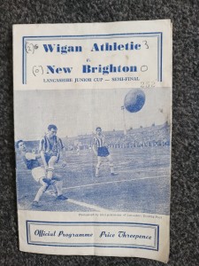Wigan Athletic v New Brighton 1961/62 Lancashire Junior Cup Semi Final. for sale on Ebay