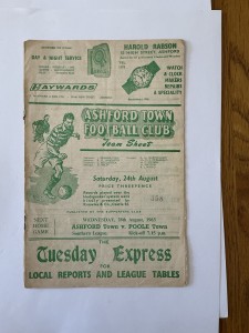 ASHFORD TOWN v DEAL 1963/4. for sale on Ebay