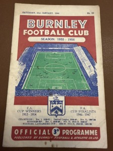 Burnley   v West Bromwich Albion    1955/56  (40/23) for sale on Ebay