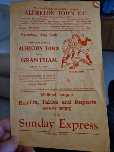 Alfreton Town V Grantham Town 24th August 1963 for sale on Ebay
