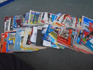 COLLECTION OF FOOTBALL PROGRAMMES 1970S TO DATE X 303  ISSUES for sale on Ebay
