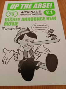 Up The Arse Arsenal Fanzine Issue 79 March 2015 for sale on Ebay