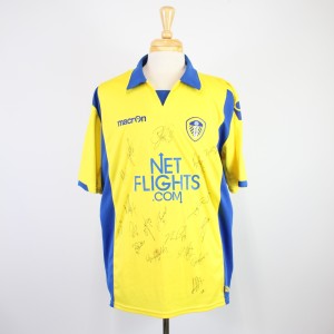 Macron LEEDS UNITED 2009/10 LUFC Signed 19 x Signatures Football Shirt XL- HTN for sale on Ebay
