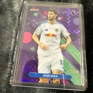 Topps Premier League Finest 2026 - Anton Stach Numbered 033/150 Leeds for sale on Ebay