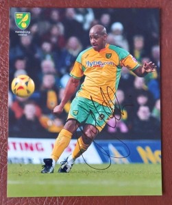 DION DUBLIN - NORWICH CITY - SUPERB HAND SIGNED 10 x 8 CLUB PHOTOGRAPH for sale on Ebay