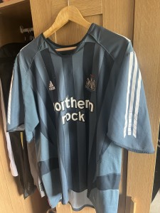 Newcastle Away Shirt 2005-06 Shearer 9 Adidas (fair) XL for sale on Ebay