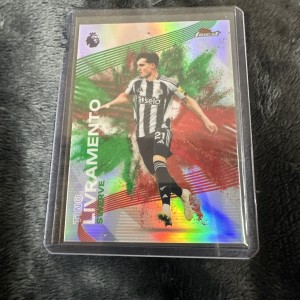 Topps Premier League Finest 2026 - Livramento Swerve Fusion Variation Newcastle for sale on Ebay