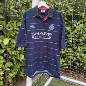 Manchester United Away Shirt 1999/2000 Size XL Vintage Original Great Condition  for sale on Ebay