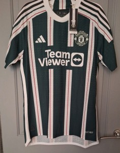 Manchester United BNWT Authentic Away Shirt 2023 - 2024 Adidas GRANCHO 17 (M)  for sale on Ebay