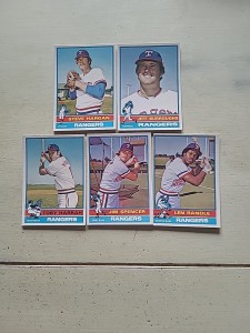 Lot Of 5 Old Vintage 1976 O-Pee-Chee Texas Rangers Baseball Cards for sale on Ebay