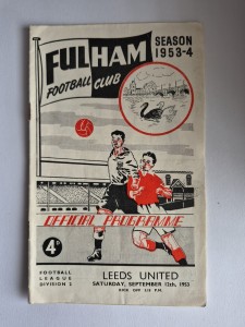 Fulham V Leeds United 12/9/1953 Match Programme for sale on Ebay