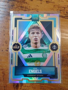 Topps Gold UEFA Club Competitions 2025/2026 Arne Engels /99 Celtic FC for sale on Ebay
