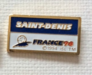 France 98 World Cup Saint Denis Venue Badge for sale on Ebay
