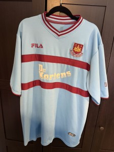Fila West Ham United 2001-2002 Away Shirt Men’s XL for sale on Ebay