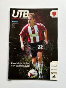 SHEFFIELD UNITED v MANSFIELD TOWN...2014/15 LEAGUE CUP for sale on Ebay
