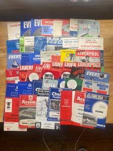 50 x programmes from the 1960s, including Finals & Internationals for sale on Ebay