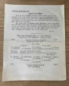 WYCOMBE WANDERERS v CHESHAM UNITED RARE PROGRAMME - F.A. YOUTH CUP - 16/09/1964 for sale on Ebay