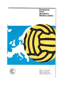 1961 European Cup Final Benfica v Barcelona - Programme for sale on Ebay