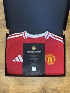 Official Manchester United Signed Bruno Fernandes 2024/25 Shirt with COA for sale on Ebay
