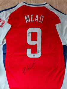 Beth Mead Arsenal Lionesses Womens Football Signed Shirt 