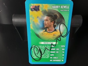 HARRY KEWELL - AUSTRALIA Hand Signed Top Trumps Football trading card for sale on Ebay