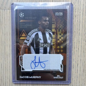 Jacob Murphy 2/25 Newcastle United Signed UEFA Knockout Autograph Card for sale on Ebay