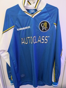 Original Umbro Chelsea Shirt 1997-1999 Long Sleeve Home Shirt Men's XL for sale on Ebay
